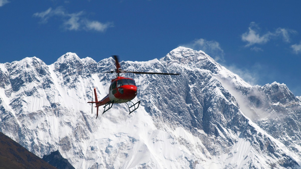 Mt.Everest helicopter Flight Tour to Base Camp