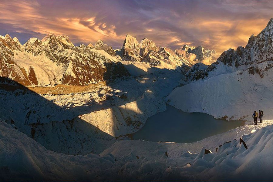 Gokyo Chola pass Via Everest base camp trek 2024