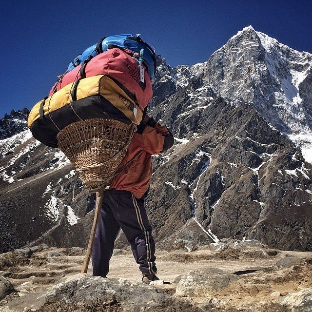 Cost of hiring a mountain Sherpa guide and porters